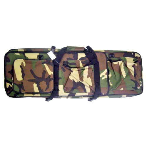 Royal Tactical Rifle Bag (88-140cm) (Woodland), Built for functionality and protection, this rugged rifle bag is designed to safely transport and store your firearm along with essential accessories